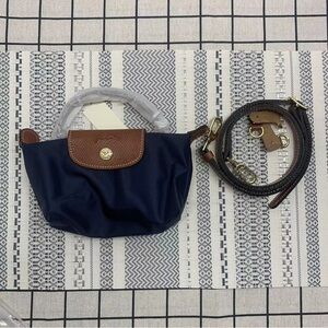 ☘️☘️Longchamp Navy blue Mini Crossbody Bag